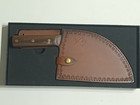Dedfish Co Cleaver Kitchen Knife 7" Carbon Stainless Steel w/ Leather Sheath — photo 8