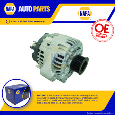 Alternator fits BMW X5 E53 3.0D 03 to 06 NAPA 12317789980 12317789983 Quality