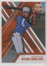 2017 Panini Elite Extra Edition Aspirations Orange 96/100 Wilmin Candelario 08pa