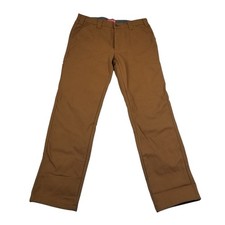 Coleman Men's Fleece Lined Pant /Toffee / Fleeced Lined Tear Resistant 34 x 34