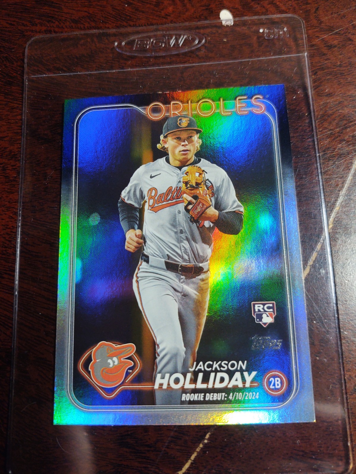 2024 Topps Update Series - Rookie Debut Jackson Holliday #US97 Rainbow Foil (RC)