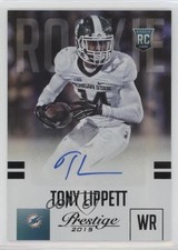 2015 Prestige Rookie Extra Points Black Signatures 9/10 Tony Lippett Auto 0b2