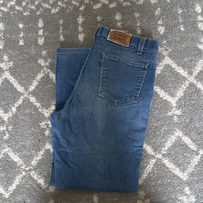 Vintage Levi's 500 Series Men's Blue Medium Wash Slim Fit Stretch Denim Jeans