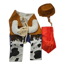 Cowboy Costume Dress Up For Dogs Size S Halloween Fun