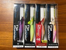 Crazy Ocean Tip Runner No.3 Set of 4 Vintage Black Cherry Used