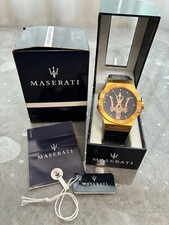 Used only once MASERATI Watch Quartz
