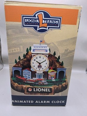 Lionel 100th Anniversary Animated Talking Alarm Clock Train Sounds