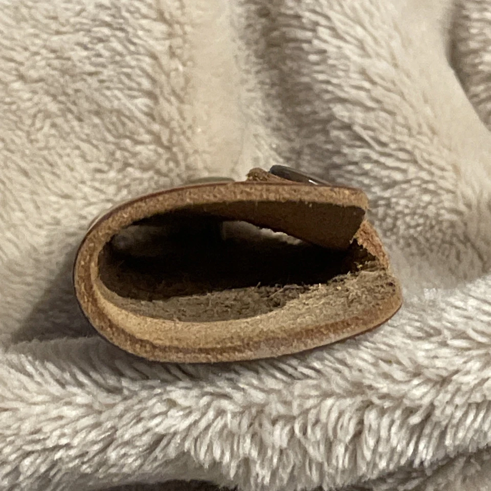 Винтажный кожаный чехол для ключей Chevrolet брелок кольцо - Вашингтон дилерский центр лагерь  - Изображение 3 из 4