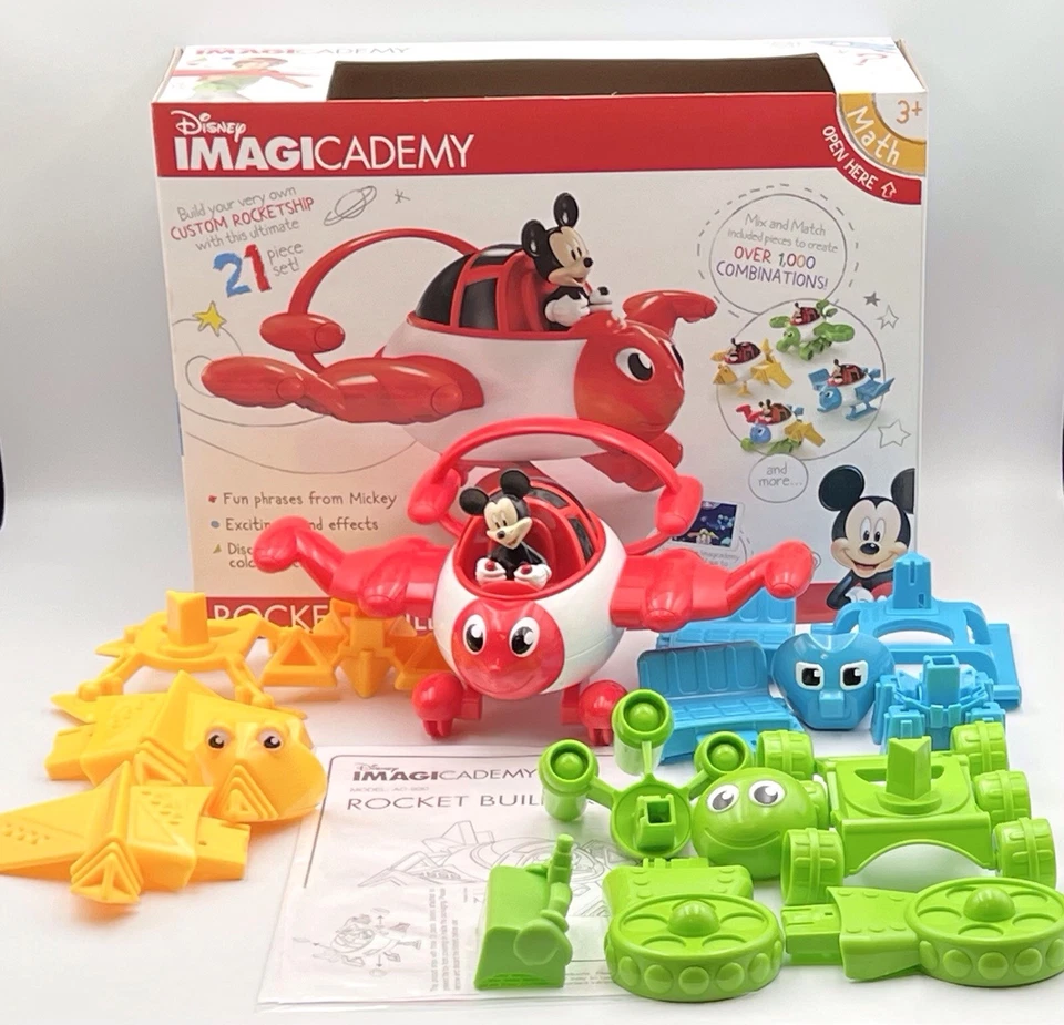 迪士尼米老鼠 Imagicademy 火箭生成器完整玩具套装 - 含电池 — 第 2/4 张图片