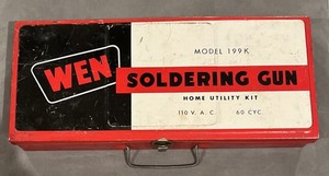Vintage WEN Model 199K Soldering Gun & Accessories in Case Tested
