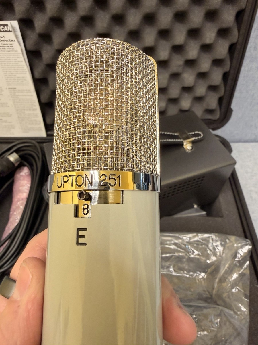 Upton Microphones 251 Tube Condenser Microphone With Pelican 1550