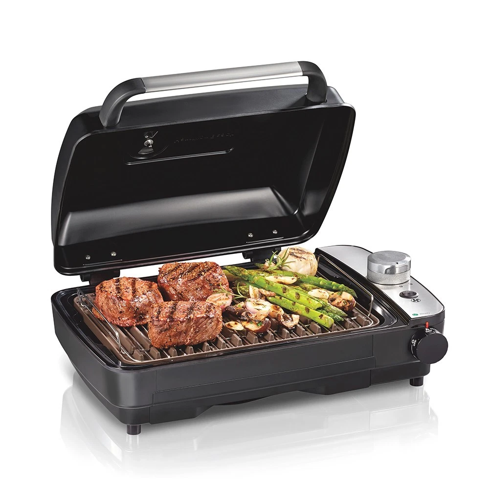 Hamilton Beach Searing Grill Hot/Cold Smoke Infuser Indoor Electric 1200W 25375
Opens in a new windo