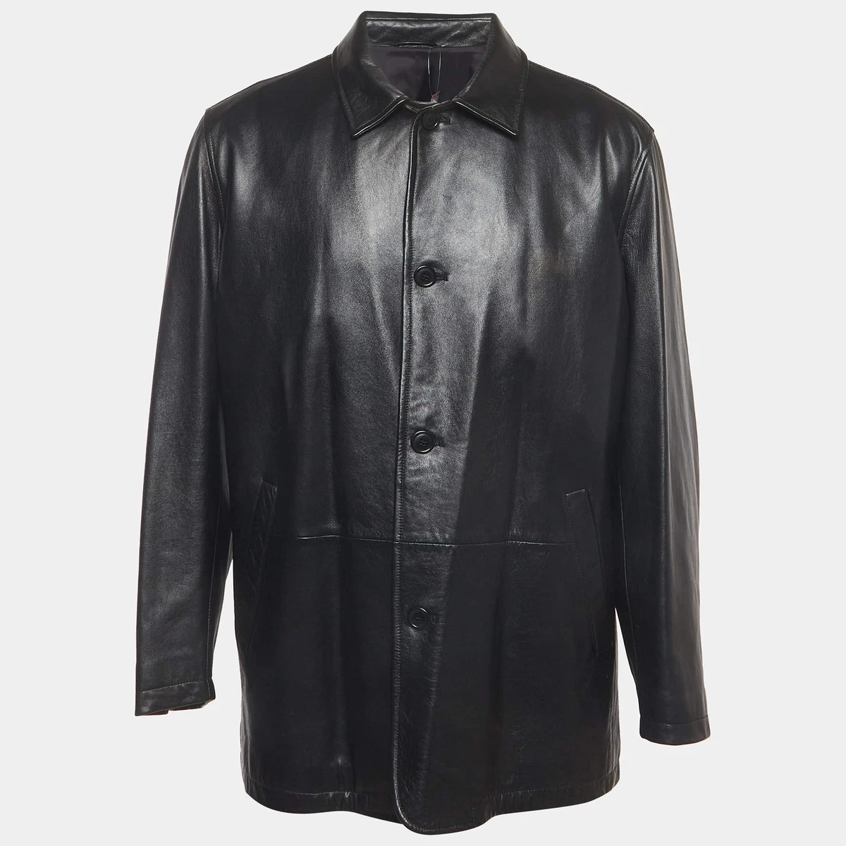 Ermenegildo Zegna Jacket Leather Outer Shell Coats, Jackets