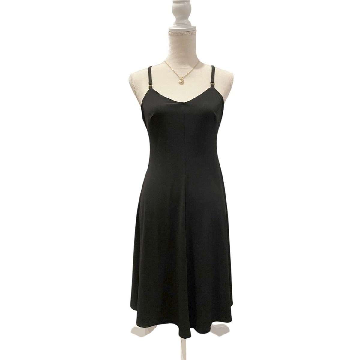 knee length dresses for ladies Slip Crepe Midi Dress – THAHAB KW