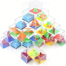 24 pieces Mini Cube Brain Teaser Box Set