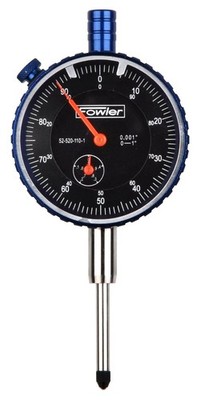 Fowler 52-520-110-1, ADG Messuhr mit 0-2,5 cm Messbereich (schwarz)