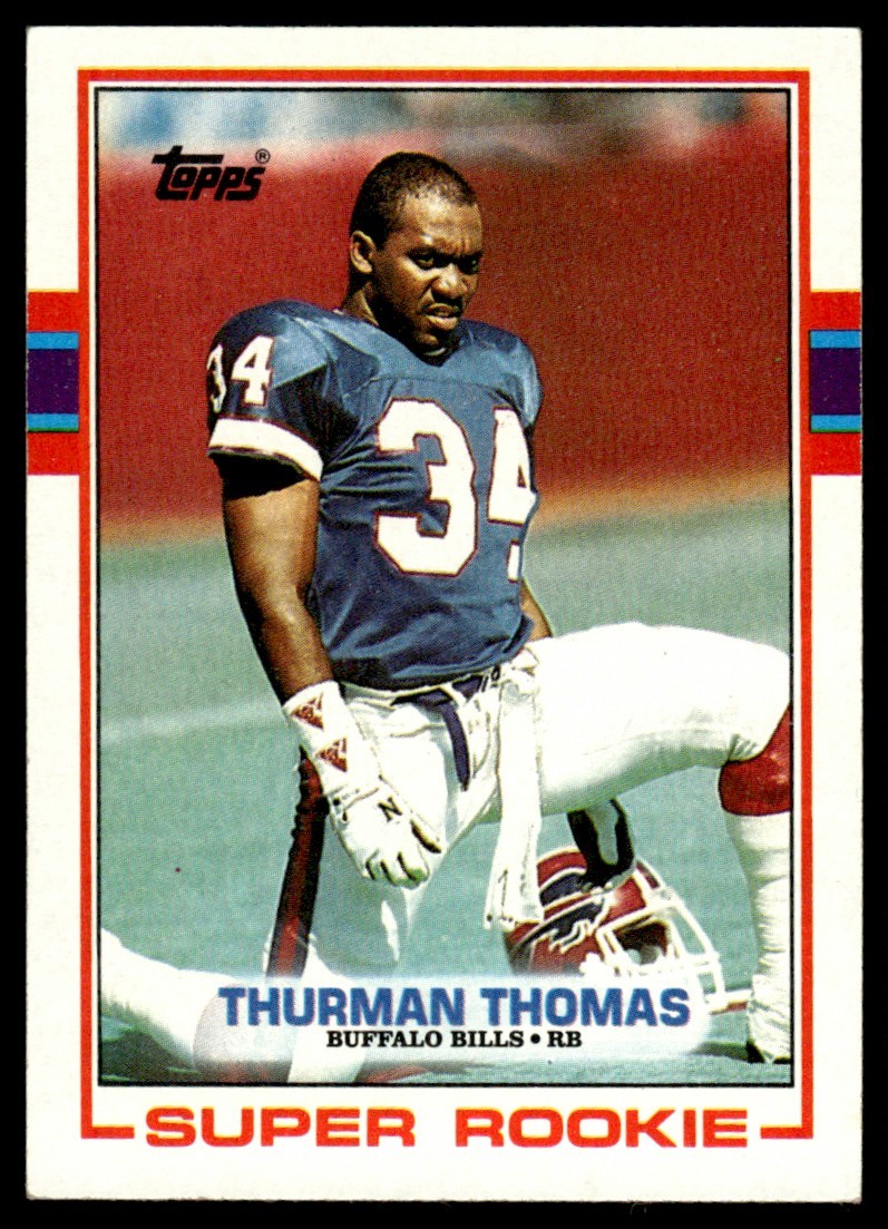 THURMAN THOMAS 1989 TOPPS #45 RC