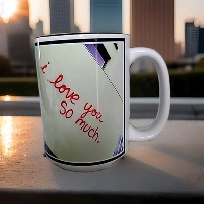 Austin, Texas Congress Street ''i love you so much'' Coffee Mug Exit 82 Art