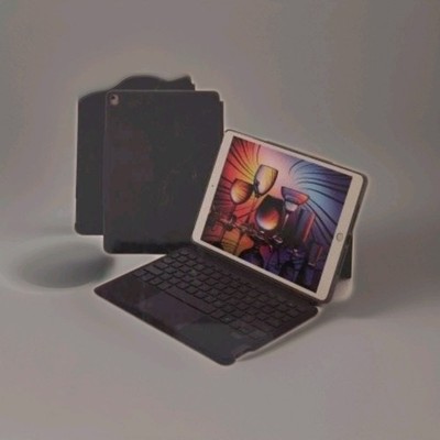 Wodecasa Smart Keyboard Case W/ Trackpad - IPAD, 10.2''/air 3 10.5''/Pro 10.5 Gray