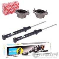 2X Bilstein B4 StossdÄMpfer + Febi Domlager Hinten Passend FüR Mercedes GLK X204