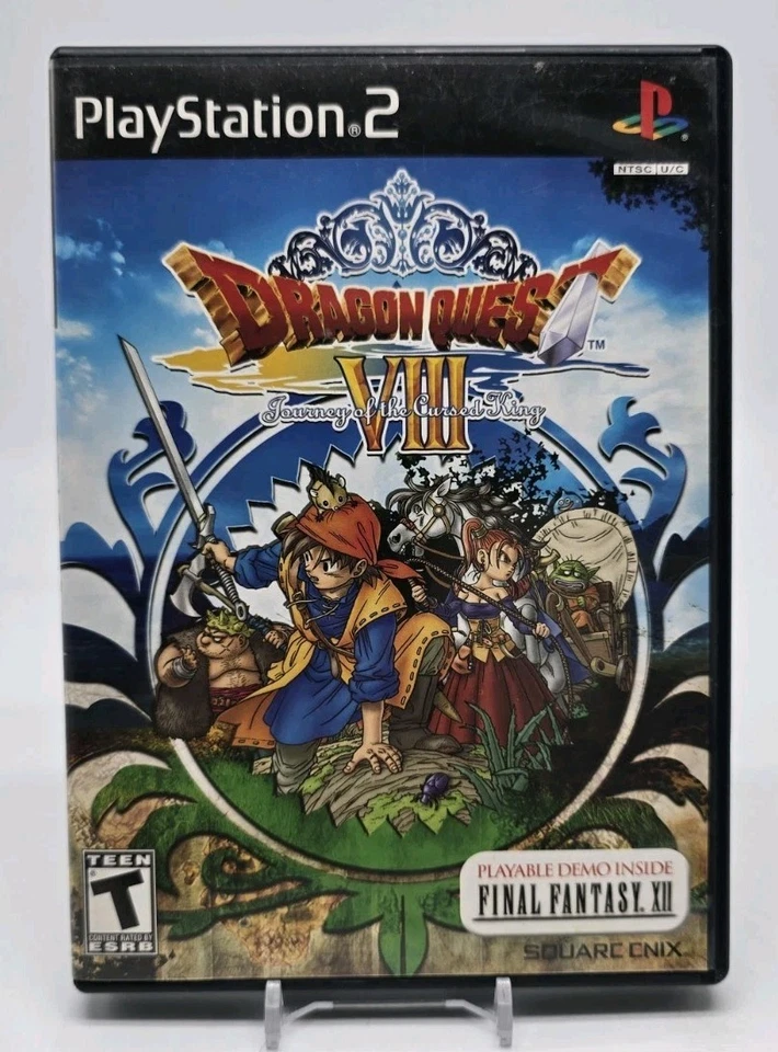 Dragon Quest VIII: Journey of the Cursed King (Sony PlayStation 2 PS2, 2006) CIB - Image 2 of 4