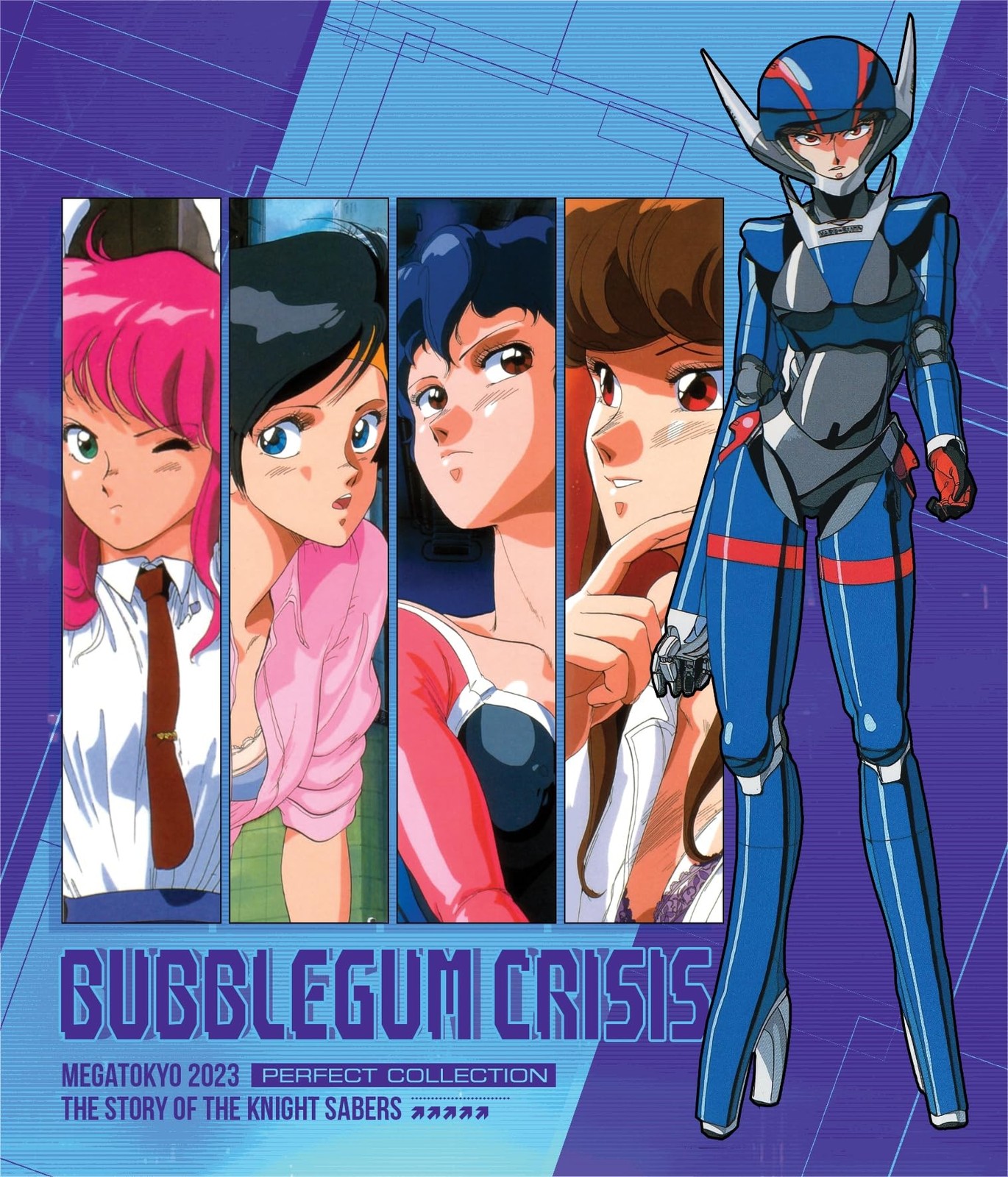 Bubblegum Crisis Blu-ray by Katsuhito Akiyama with Kinuko Omori & Akiko Hiramatsu