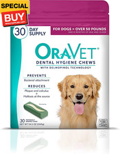 Dental Chews for Dogs, Oral Care and Hygiene Chews Large Dogs, Over 50 lbs. Pi