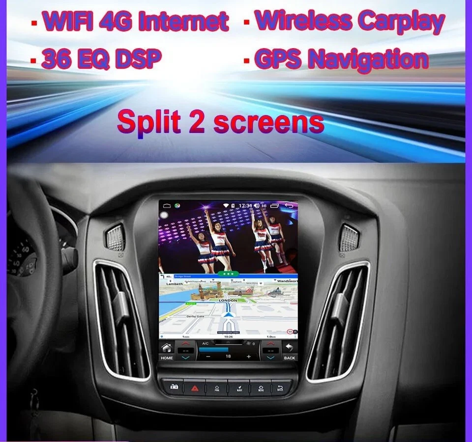 Ford Focus мультимедиа 2013-2016 Ford Focus Android мультимедиа стиль Tesla. - Изображение 4 из 4