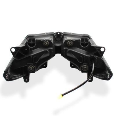 LED Headlight Assembly Black Housing Motorcycle Headlight Headlamp