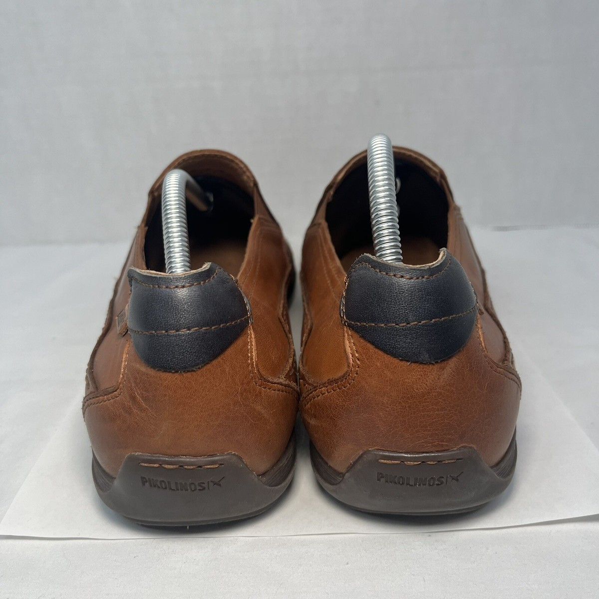 Pikolinos Azores Driving Shoes Perforated Leather Mesh Mens US 9 EU 43 Brown Pikolinos Azores Driving Shoes Brandy Leather Loafers  main image 3