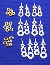  Regula Cuckoo Clock Hand Assortment 6 Sets Cream 60-80 mm Dials W/ HARDWARE