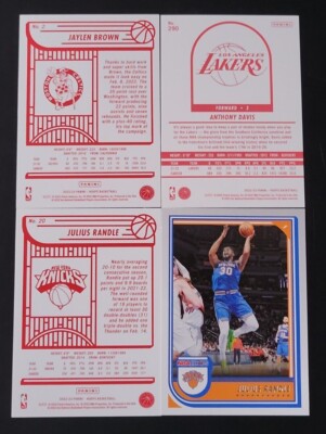 2022-23 NBA Hoops Basketball RED BACKS You Pick - 2 Card Minimum
