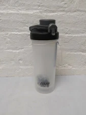Water Bottle 27 oz Plastic Blender Shaker Mixer Loop Shaker Ball Black