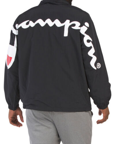 Champion Supreme Jacket Track Jacket Black sz S NEW Authentic - Afbeelding 1 van 7