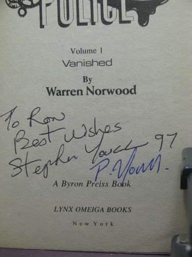 1st, signed by artists,Time Police 1: Vanished by Warren Norwood,Mel Odom (1988) - Picture 4 of 4