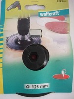 Haftschleifteller Ø 125 Mm F. Bohrmaschine Schleifteller Wolfcraft