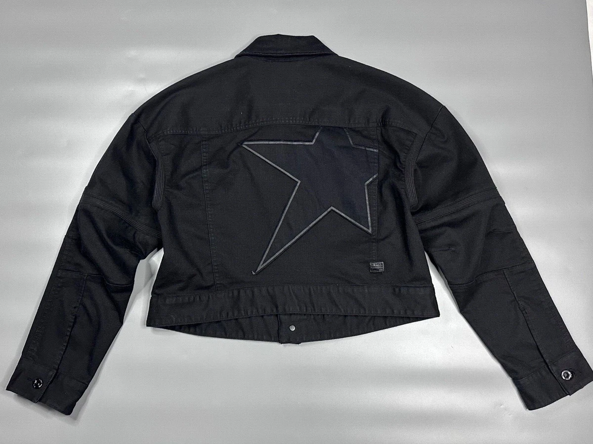 G Star Raw motac dc os cropper moto uni women s jacket M eBay