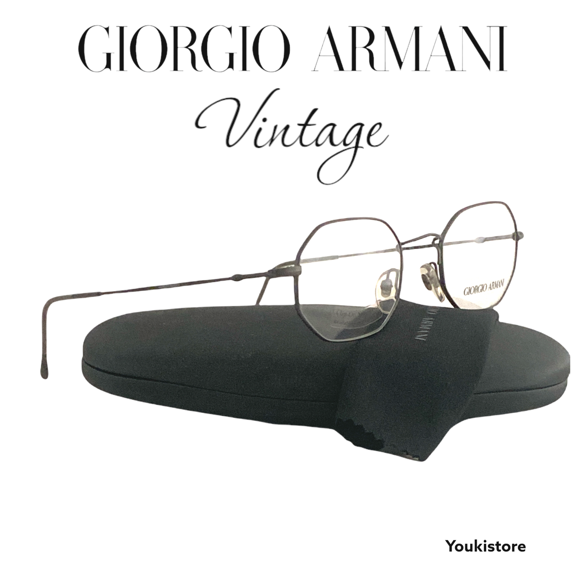 GIORGIO ARMANI occhiali da vista 227 905 47 VINTAGE 90s eyeglasses