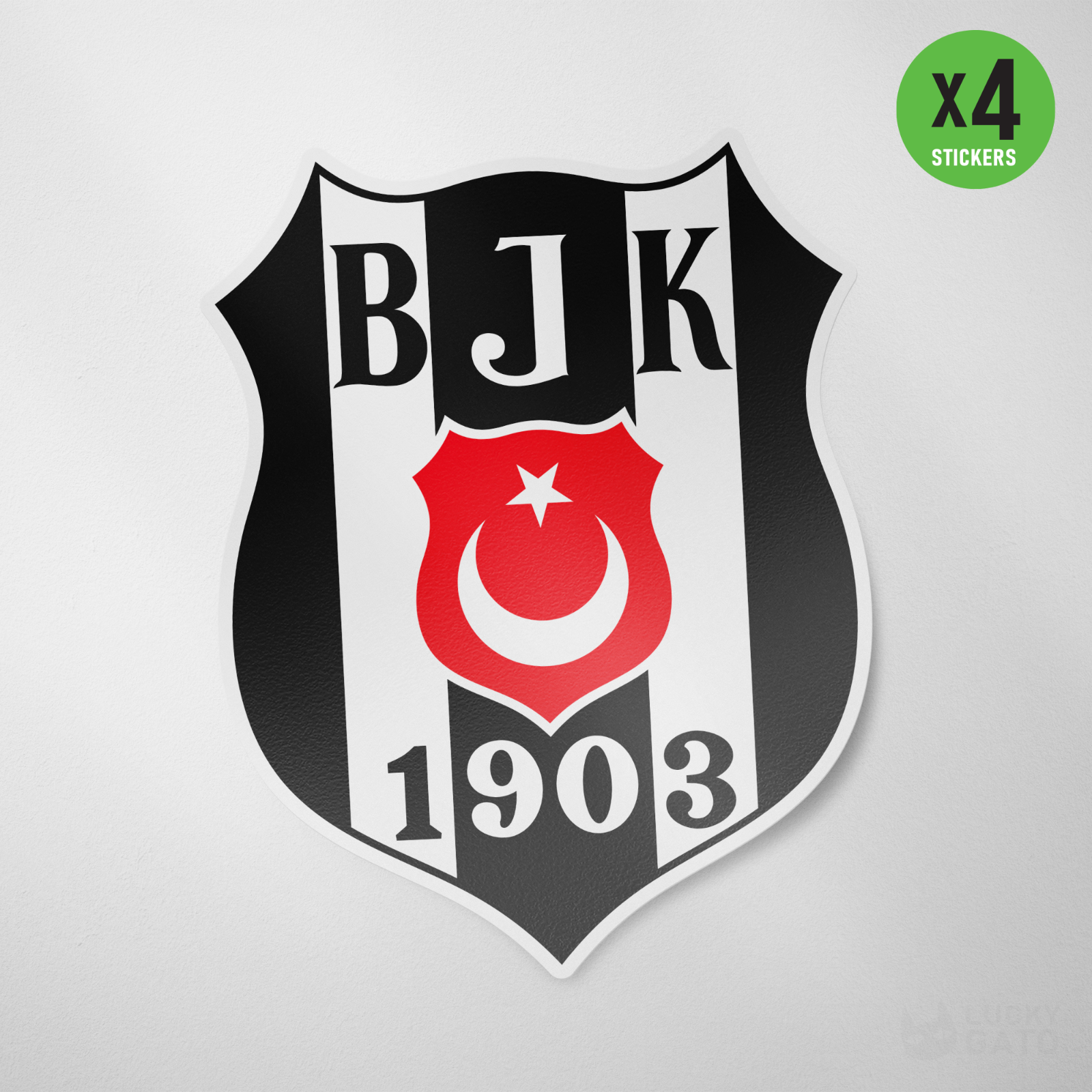 4 Pack) Besiktas Istanbul Turkey Vinyl Sticker Decal Football UEFA ...