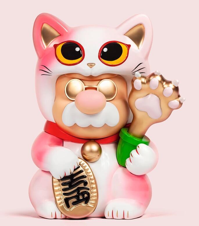 ZCWO Fools Paradise Super Professional Essential Pink Cat Figures