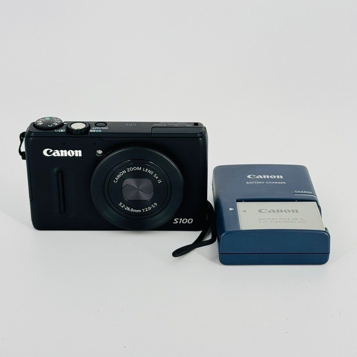 Canon Digital Camera PowerShot S100 Black 12.1 Megapixels 5x