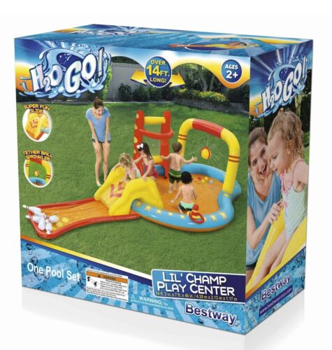 🔥NEU🔥H2OGO! Lil' Champ Play Pool Center mit Rutsche für Kinder - Bild 4 von 9