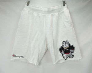 white champion sweatshorts
