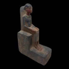ANCIENT EGYPTIAN ANTIQUE STATUE stone God Imhotep Pharaonic sculpture