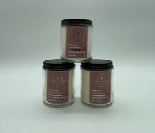 Bath & Body Works Aromatherapy Vanilla Patchouli Medium 7 oz Candles Set of 3