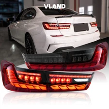 Repackaged For 2019-2024 BMW 3 Series G20 G28 G80 M3 LED Tail Lights Red Lens