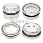 Press Fit Diameter 20-65mm Round Plastic Oil Sight Glass Air Compressor