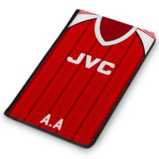 Personalised Arsenal Passport Case Football Travel ID Card Retro Holder VS02