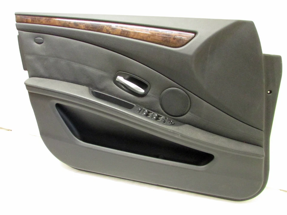 08 宝马 528XI 门板前左侧黑色皮革原始设备制造商 06 07 08 09 10 — 第 2/4 张图片