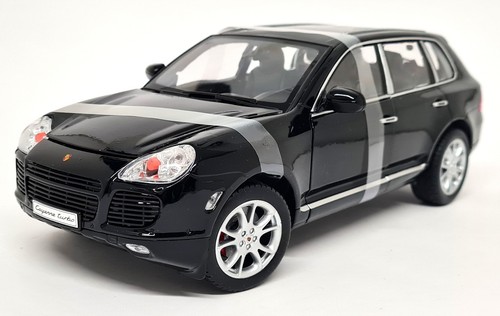 Nex 1/18 - Porsche Cayenne Turbo Black (Windscreen issue) Diecast Model Car - Picture 3 of 9